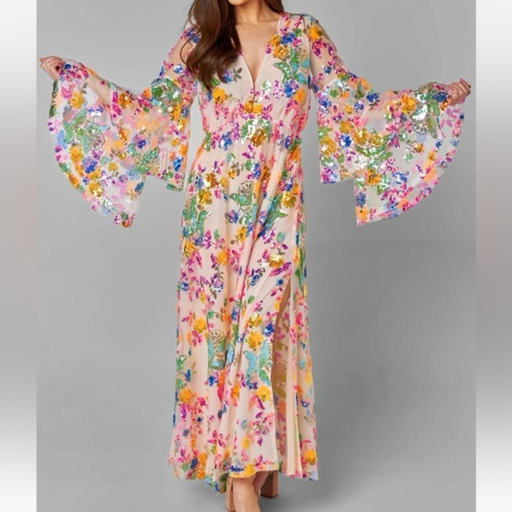 Buddy Love Floral Maxi Dress - Multicolor